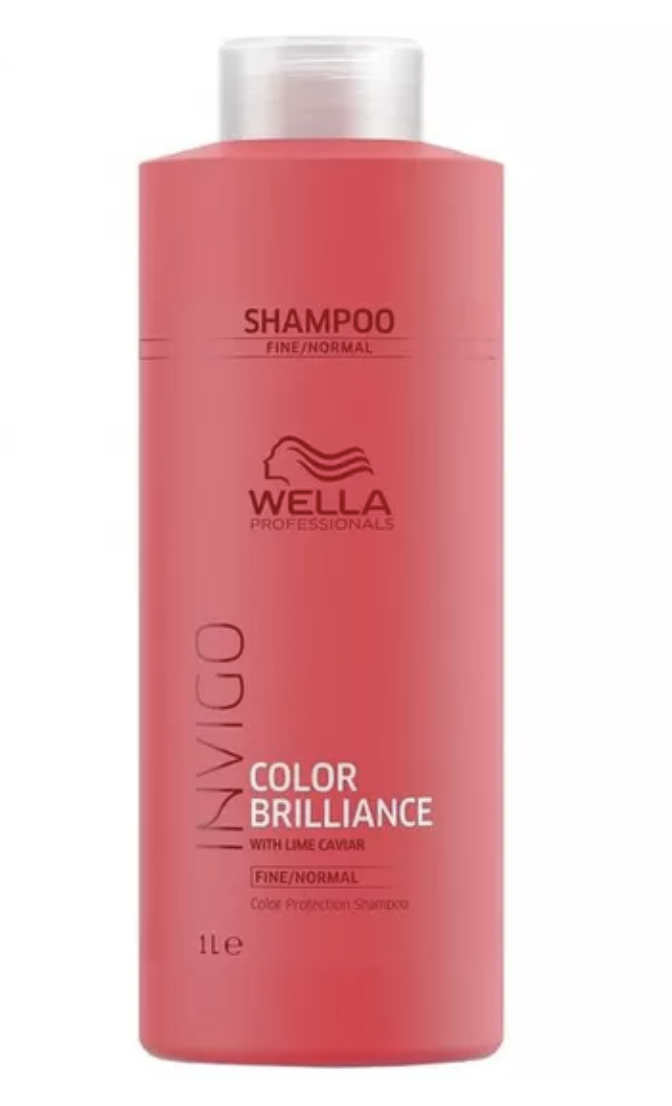 WELLA Invigo Color Brilliance Shampoo For Fine/Normal Hair 1000Ml Including Pump